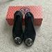 Tory Burch Shoes | Black Tory Burch Silver Detailed Flats! | Color: Black/Silver | Size: 9