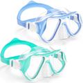 Freela 2 Pack Swim Goggles Kids Swimming Swim Goggles for Kids 6-14 8-12 4-7 8-14 with Nose Cover Anti Fog 180° Clear View Water Pool Goggles Mask Childrens Boys Girls Junior Youth 4 5 6 7 8 9 Years