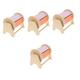 BESTonZON 4pcs Textile Drum Toy Educational Toys Infant Toys Wooden Rainbow Drum Wooden Toy for Kids Textile Drum Cognitive Toy Wooden Playset Kindergarten Teaching Tool Child Ball Puzzle