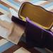 Gucci Accessories | Gucci Purple Velvet Eyeglass Case With Pouch And Cleaning Cloth | Color: Purple/Yellow | Size: Os