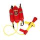 BESTonZON 3pcs Fire Backpack Water Gun Water Backpack Firefighter Backpack Sprayer Fighting Games Water for Ages 3-5 Pretend Play Firefighter Sam Plastic Child Costumes Red Outdoor