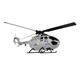 Qianly 4 Channel RC Helicopter Toy Remote Helicopter Toys with Led Lights Mini RC Helicopter Induction Aircraft for Children Gifts, Gray