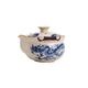 Handmade Teapot Covered Bowl Teacup Single Blue and White Dragon Pattern Anti-scalding Hand-held Teapot Single Ceramic Teapot for Brewing Leaf Tea