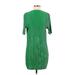 ASOS Casual Dress - Mini High Neck 3/4 sleeves: Green Print Dresses - Women's Size 4