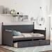 Modern Twin Size Daybed with 3 Drawers