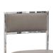 2 PCS 20 Inch Vegan Faux Leather Dining Chair with Chrome Base