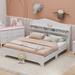 Full Size House Platform Bed with Storage