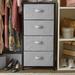 NIERBO White 4-Drawer Fabric Storage Organizer: Minimalist Design For Closet Organization | Wayfair H-8281