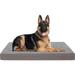 Tucker Murphy Pet™ Orthopedic Memory Foam Dog Bed, Cooling Dog Beds Waterproof Pet Bed For Crate w/ Removable Washable Cover Plastic in Gray | Wayfair