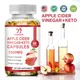 60/120PCS Apple Cider Vinegar Capsules – Digestion Detoxification Fat Burning Supplement – Keto