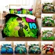 3D Cartoon Ben10 Duvet Cover with Pillow Cover Bedding Set Single Double Twin Full Queen King Size