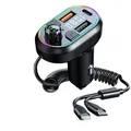 Car Bluetooth MP3 Player C29/C30 with Hands-free Calling FM Transmitter Dual USB Car Charger Fast