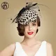 FS Leopard Fascinators Black Pillbox Hat For Veils 100% Australian Wool Felt Wedding Hats Women