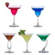 YYSD Tasses à Martini Fournitures Fêtes Tasses à Martini en Acrylique Transparent Mini Tasses à