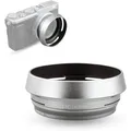 JJC Lens Hood for Fujifilm Fuji X100VI X100 X100V X100F X100S X100T X70 Cameras with 49mm Adapter