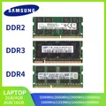 SAMSUNG-Mémoire RAM pour ordinateur portable DDR4 DDR3 DDR2 16 Go 8 Go 4 Go 2 Go 3200 2666