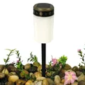 Lampe solaire de cimetière pour la décoration de jardin et de cimetière bougie de tombe sans