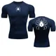 T-shirt de compression à manches courtes Hunter X Hunter séchage rapide fitness sportif