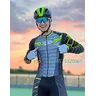 Junk Wheels New Speed Inline Roller Skate Skinsuit Triathlon Racing Suit manica corta comodo