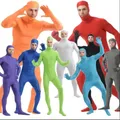 Costume complet Zentai imbibé d'Halloween pour hommes seconde peau olympiques assiste costume de