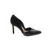 Vince Camuto Heels: D'Orsay Stilleto Minimalist Black Print Shoes - Women's Size 6 - Pointed Toe