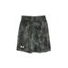 Under Armour Athletic Shorts: Green Print Sporting & Activewear - Kids Girl's Size Small