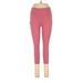 Lululemon Athletica Leggings: Pink Solid Bottoms - Women's Size 10