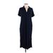 Soma Casual Dress - Midi: Blue Dresses - Women's Size Medium