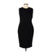 Talbots Casual Dress - Sheath: Black Solid Dresses - Women's Size 10