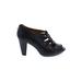 indigo by Clarks Heels: Black Solid Shoes - Women's Size 7 - Peep Toe