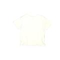 Old Navy Short Sleeve T-Shirt: Ivory Solid Tops - Kids Boy's Size 5