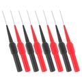 8 Pcs Multimeter Test Probe Piercing Needles Multimeter Test Lead Probe Rugables Durability Multimeter Piercing Needle