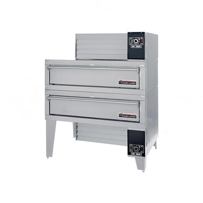 Garland G56PT/B Double Pizza Deck Oven, Natural Gas, Air-Deck, Stainless Steel