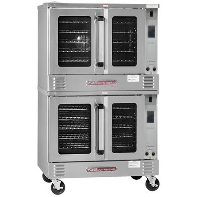 Southbend PCE15B/TD-V 240/3 Platinum Ventless Bakery Depth Double Full Size Commercial Convection Oven - 7.5kW, 240v/3ph, Double-Deck