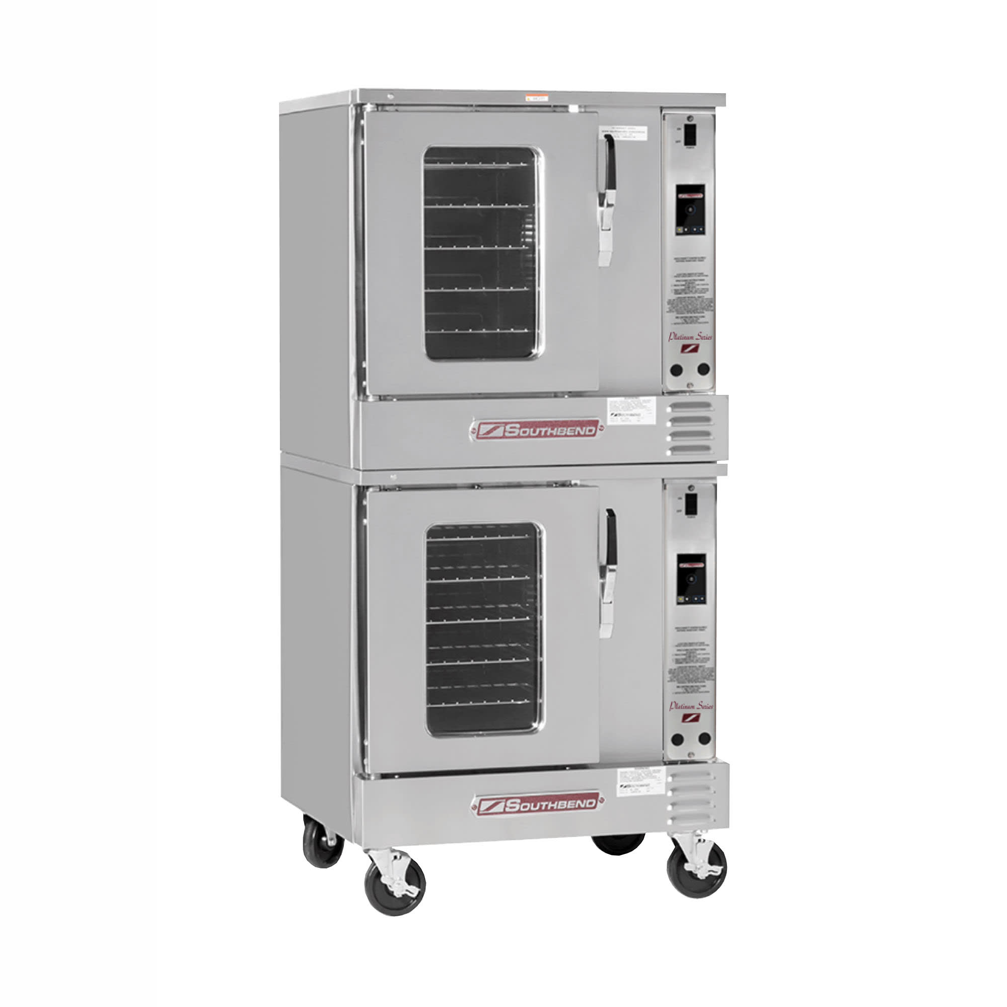 Southbend PCHE15S/T-V 208/3 Platinum Ventless Double Half Size Commercial Convection Oven - 7.5kW, 208v/3ph