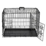 Dog Cage 30 Pet Kennel Cat Rabbit Folding Steel Crate Animal Playpen Wire Metal