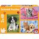 Schmidt 56361 - Meine liebsten Haustierbabys, Tiere-Kinderpuzzle, 3x48 Teile - Schmidt Spiele