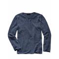 Mey & Edlich Herren Sweatshirt Regular Fit Blau einfarbig