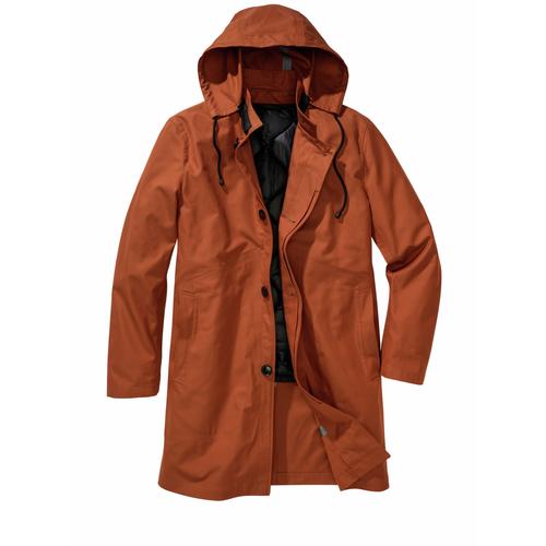 Mey & Edlich Herren Coat Regular Fit Beige einfarbig