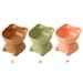 Pet Cats and Dogs High Bowls for Protecting Pet s Spine Tilted Pet Feeder of Dog and Cat for Food and Water Elevated design Anti rollover Neck guard Easy to clean Cat Bowls Brown