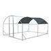 RONSHIN Chicken Coop Chicken Run with Waterproof Cover Sunscreen And Waterproofing Pet Cage Large Poultry Cage for Chicken Rabbit 13.1x9.8x6.6 Ft