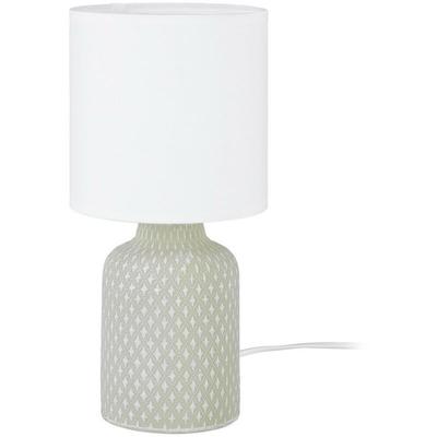 Bellariva Tischlampe mit rundem Schirm grau Image