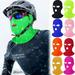 3 Hole Ski Mask Knitted Full Face Cover Adult Balaclava Knit Ski Face Cover Thermal Knitted Head Wrap for Men Women