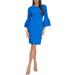 Tiered Sleeve Sheath Dress