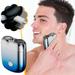 Ozmmyan USB Rechargeable Electric Shaver Mini Portable Face Shavers Wet & Dry Small Size Machine Shaving For Men Gifts for Boyfriend