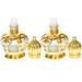 Ball Perfume Bottle 2 Pcs Empty Roller for Glass Bottles Essential Oil Portable Mini Travel Pp