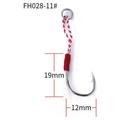 Oneshit Fishing Spring Clearance Multiple Tie Wire Iron Hooks Deep-sea Fishing Hooks Iron Hooks Lead Fish Road Sub Hooks