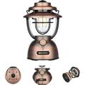 QCAI Olantern Classic 2 Pro Camping Lantern 300 Lumens LED Rechargeable Lantern Flashlight with Dual Light Sources for Hurricane Emergency Hiking Power Outages Home Decor (Vintage Copper)