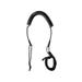 ALSLIAO Coiled Paddle Board Leash Watersport Stand Up Hand Rope for Longboards Surfboard Black