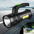 Gtalmp Rechargeable Flashlights High Lumens LED Strong Light Rechargeable Outdoor Portable Small And Portable Large Capacity Lithium Battery Practical Side Light Household Flashlight